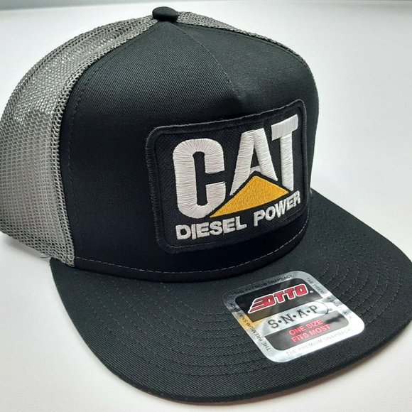 CAT Diesel Power Patch Trucker Hat / Richardson 112 Snapback / Black UK